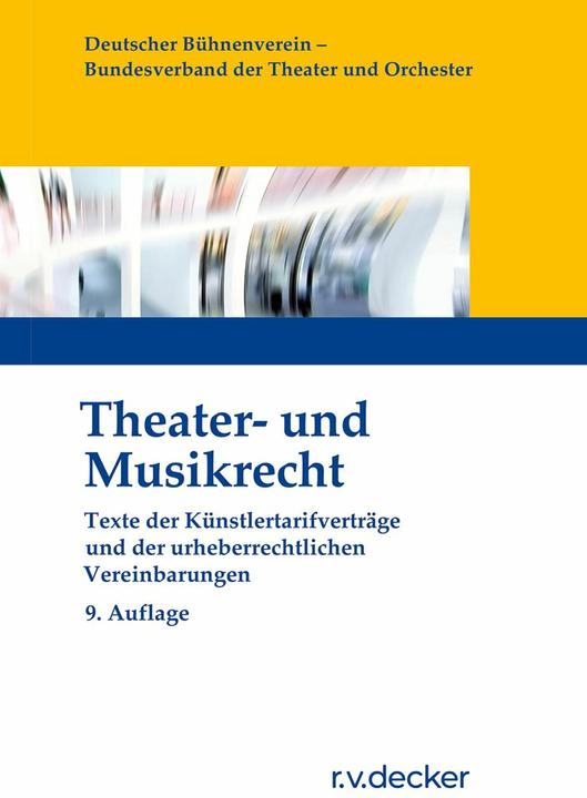 Actual product image Theater- und Musikrecht (German, Deutscher Bühnenverein e.V., 2024)