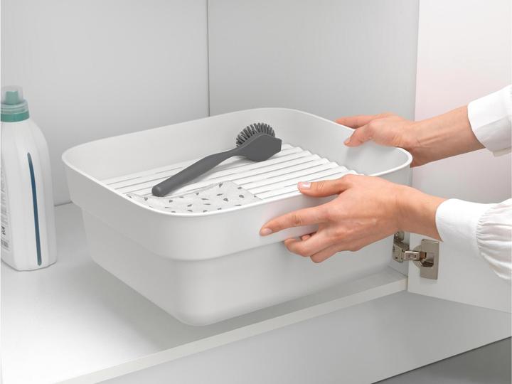 Produktbild Brabantia Waschbecken mit Abtropfboden, Grau (34.40 cm, 37.40 cm)