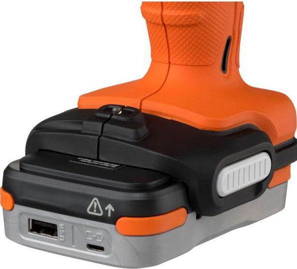 Actual product image Black & Decker BDCHD12S1XJ (Rechargeable battery operated)