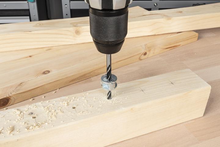 Immagine prodotto wolfcraft wolfcraft 1 Univ.-Tiefenstopp-Set 3-tlg. ø6,8,10mm (6, 8, 10 mm)