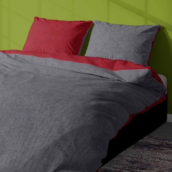 Image du produit Traumschlaf Melangebiber (Set de linge de lit, 200 x 200 cm, 2x (80 x 80 cm))