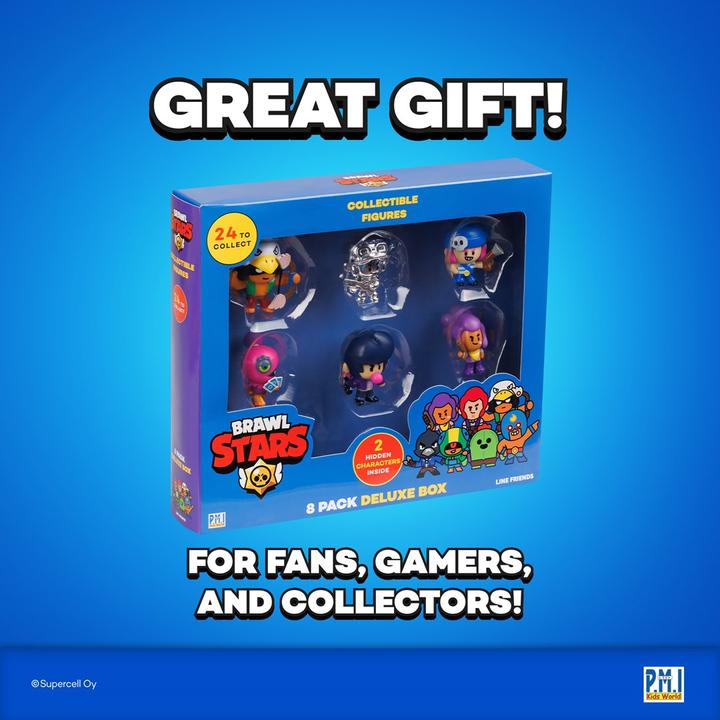 Image du produit Brawl Stars Figure 8 pack deluxe box S1
