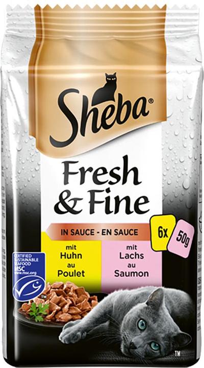 Produktbild Sheba Fresh und Fine in Sauce (Adult, 6 Stk., 300 g)