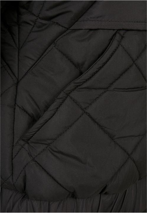 Actual product image Urban Classics Ladies Oversized Diamond Quilted Pull Over Jacket (XS)
