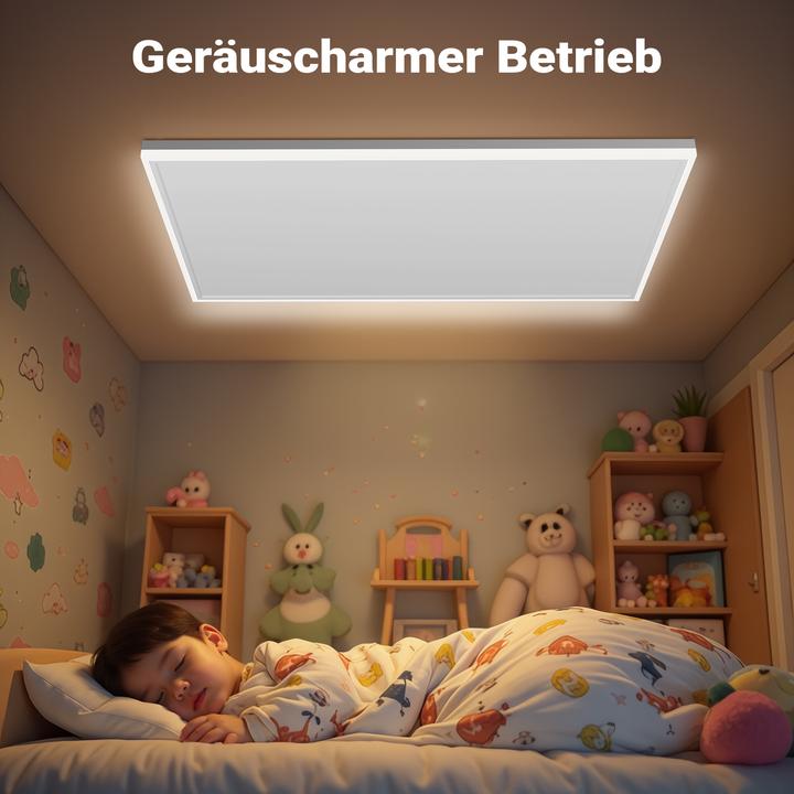 Actual product image Wiltec Infrared ceiling heater 660W 108x63x3.5cm Infrared heating LED heater (660 W)