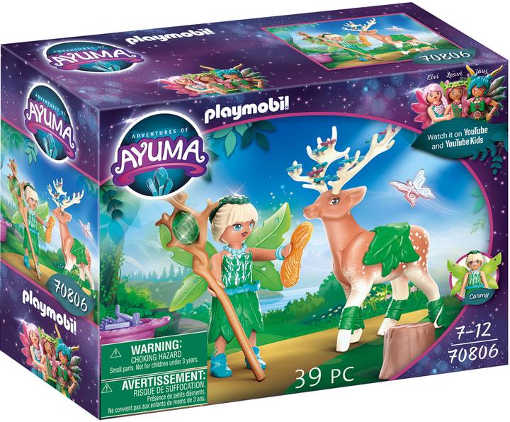 Produktbild Playmobil Forest Fairy mit Seelentier (70806, Playmobil Ayuma)