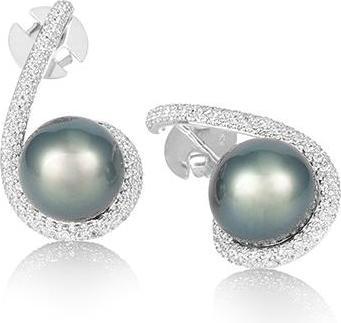 Image du produit Breuning BIJOUX DE CHAUSSURE - PERLE TAHITI/brill. 1,265 Ct. H/si (Or 750/18 K)