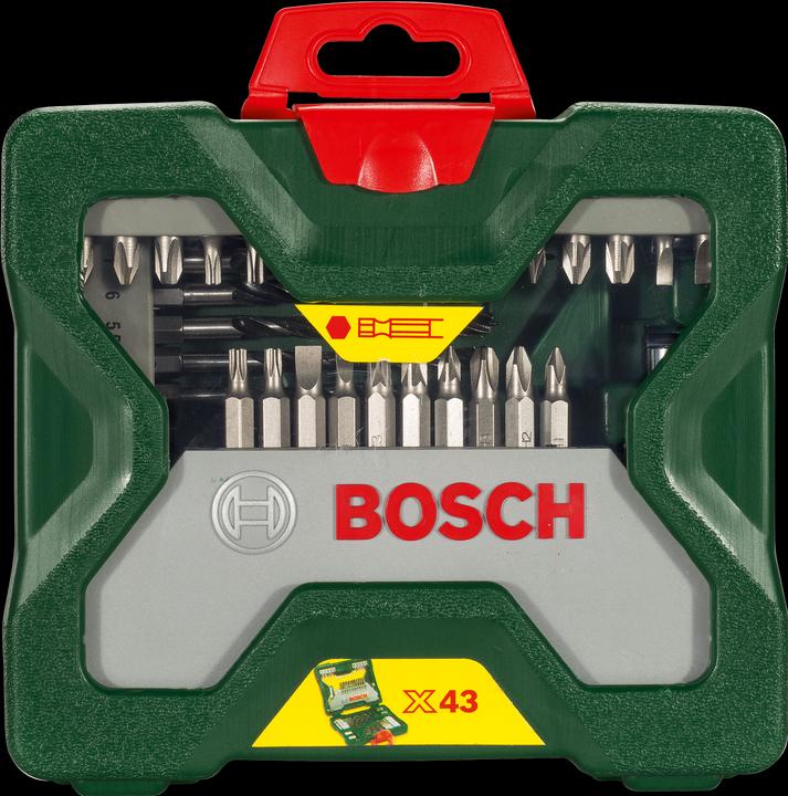 Actual product image Bosch Zubehör X-Line Hexagon Drill Set 43 pieces (2 mm, 3 mm, 4 mm, 5 mm, 5.5 mm, 6 mm, 7 mm, 8 mm)