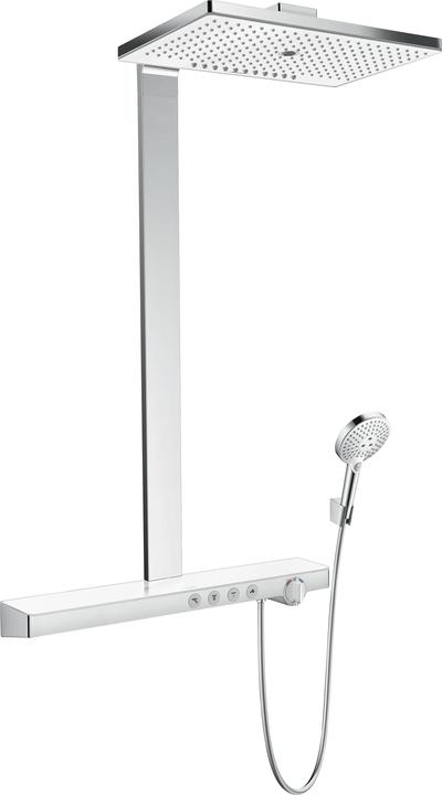 Image du produit hansgrohe HG Showerpipe RAINMAKER SELECT 460 3jet DN 15 EcoSm Version 9 l/min blanc/chrome