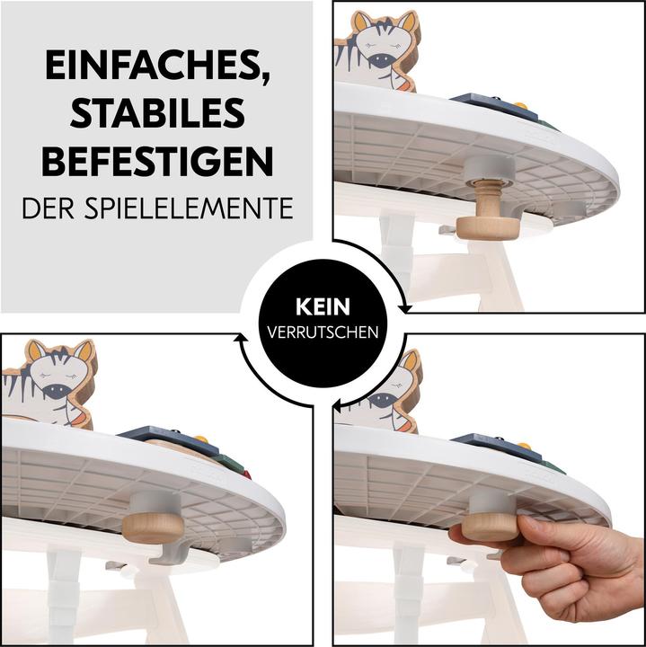 Actual product image Hauck Alpha Play Zebra (English, German, French, Italian, Swiss German)