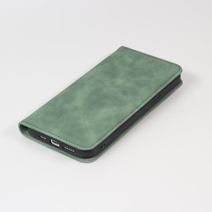 Immagine prodotto PhoneLook Custodia in pelle Flip Wallet Vintage con chiusura magnetica e porta carte di credito (Apple iPhone 15 Pro)