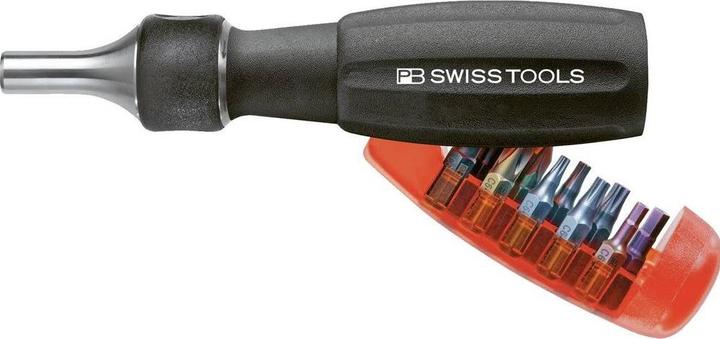 Actual product image PB Swiss Tools Insider 3 (SL 3 / SL 4 / PH 2 / PZ 2 / TX 10 / TX 15 / TX 20 / TX 25 / HEX 3 / HEX 4)