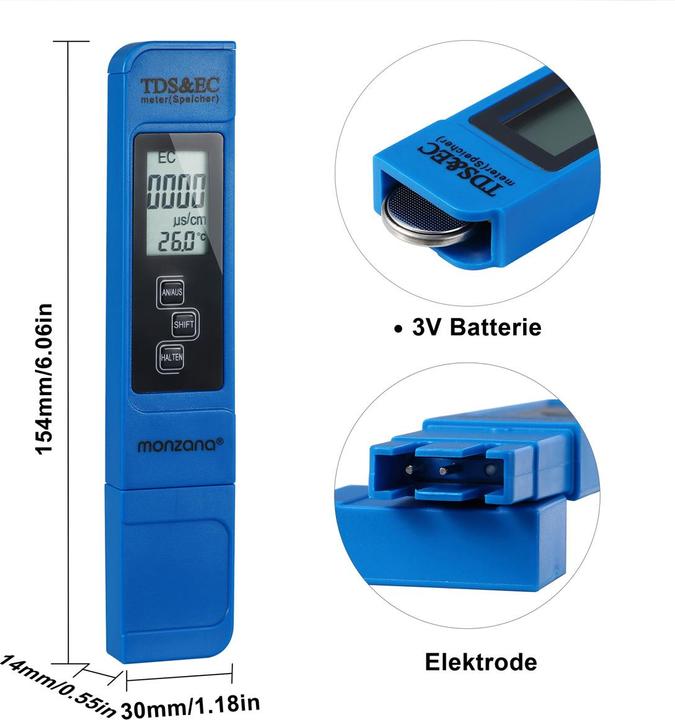 Produktbild Monzana Wassertester