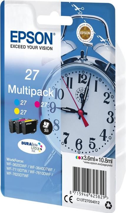Produktbild Epson 27 Multipack DuraBrite Ultra (M, C, Y)