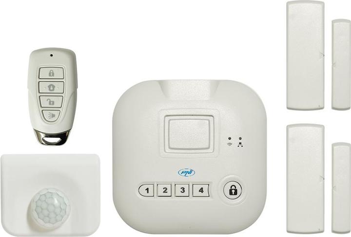 Produktbild PNI SmartHome SM400 Smart-Home-Paket + SmartHome SM433 Smart-Relais zum Öffnen von Toren und Tür