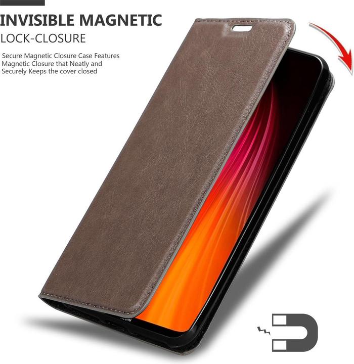 Image du produit Cadorabo Book Couverture magnétique invisible (Xiaomi Redmi Note 8)