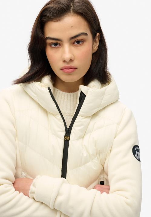 Produktbild Superdry Hooded Storm Fleece Jacket - Wit (16)