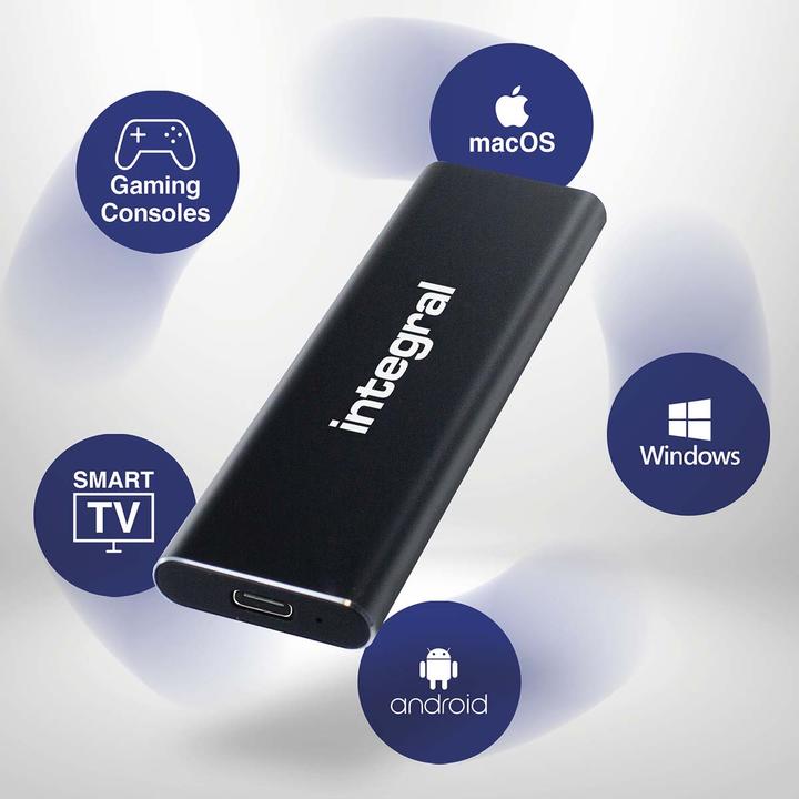 Produktbild SlimXpress Portable SSD 500 GB Schwarz (500 GB)