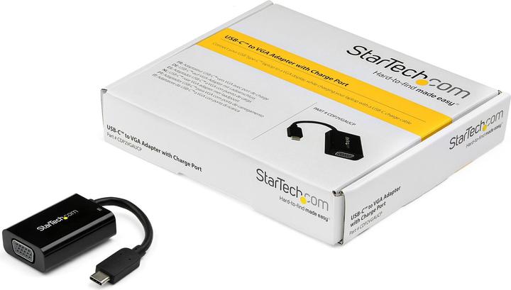 Immagine prodotto StarTech USB-C A VGA - Consegna Di Potenza (USB-C, VGA, 15 cm)