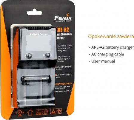Image du produit Fenix Chargeur ARE-A2 (1 pcs, AA, AAA, Piles rechargeables + chargeur)