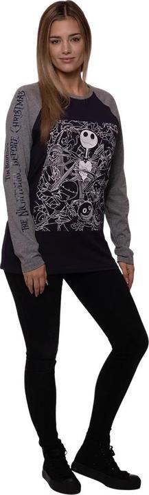 Produktbild The Nightmare Before Christmas Jack Crowd TShirt Langärmlig (S)