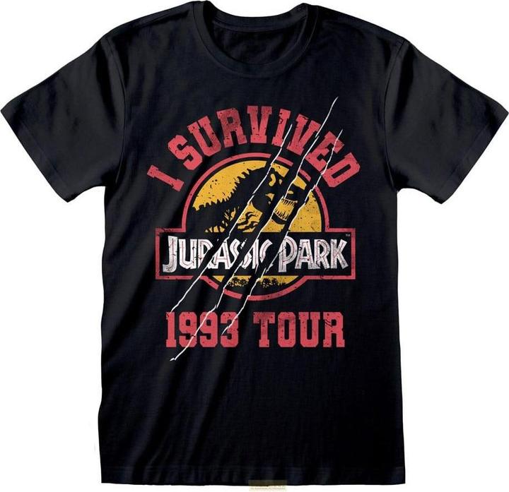 Produktbild Heroes Inc Jurassic Park T-Shirt I Survived 1993 (S) (S)