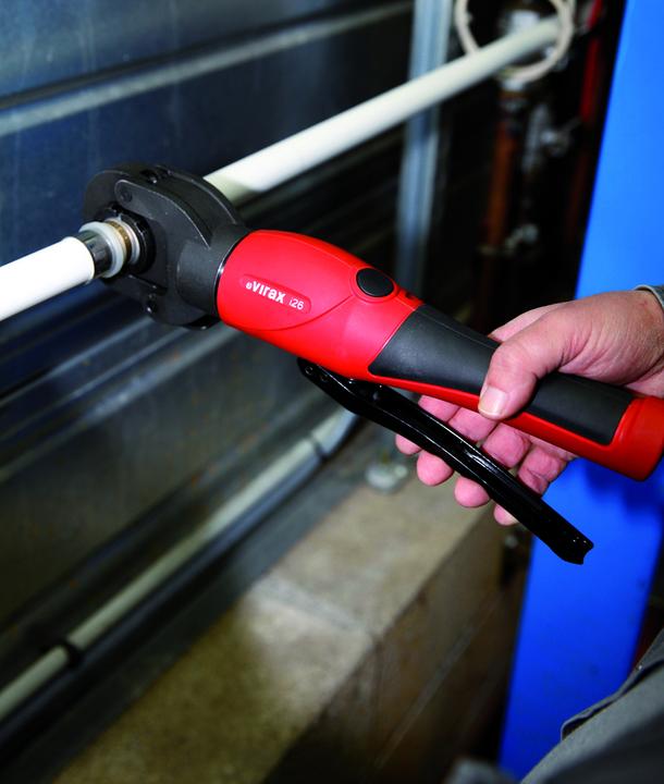 Actual product image Virax Crimping pliers Viper i26 incl. crimping pliers inserts TH 16-20-26 mm