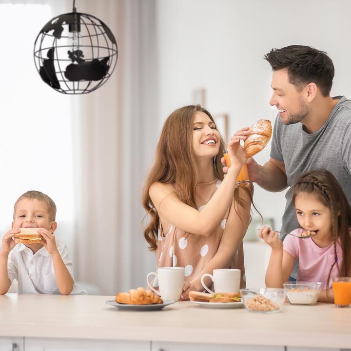 Image du produit Relaxdays Hängeleuchte Kugel (E27)