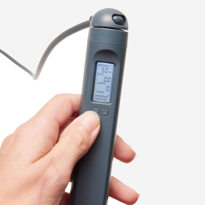 Actual product image Domyos Springseil mit Zähler - 800 hellgrau