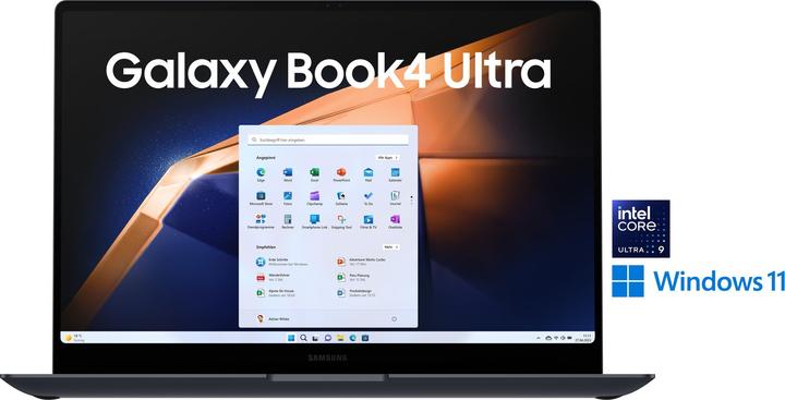 Actual product image Samsung Galaxy Book4 Ultra (16", Intel Core Ultra 9 185H, 32 GB, 1000 GB, DE)