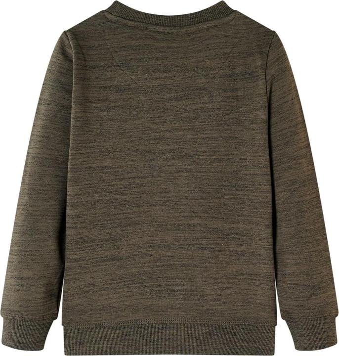 Actual product image VidaXL Children's sweatshirt dark khaki melange 92,Material: 80 (92)