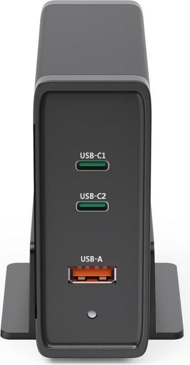 Immagine prodotto Hama Stazione di ricarica USB-C universale, GaN, 3 porte, Power Delivery (PD), 5-28V/140W (140 W)