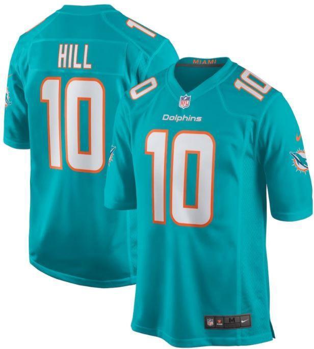 Nike Miami Dolphins Home Game Jersey Hill 10 S (S)