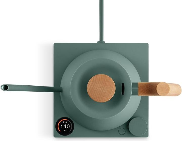 Produktbild Fellow Stagg EKG PRO – Elektrischer Wasserkocher – Mattgrün mit Holzgriff