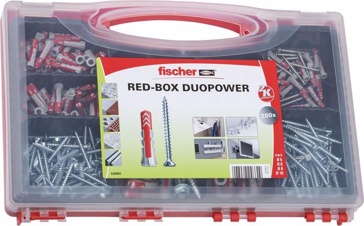 Immagine prodotto Fischer Redbox DuoPower + viti (140 pz.)