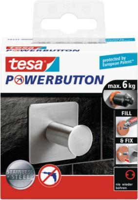 Produktbild tesa Powerbutton Doppelhaken Classic