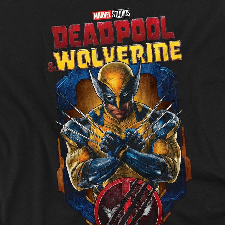 Actual product image Deadpool & Wolverine Unisex Adult Wolverine Torn T-Shirt (M)