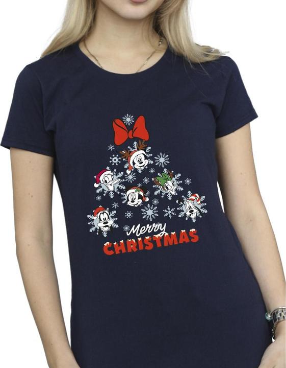 Immagine prodotto Disney Mickey Mouse And Friends Christmas Tree Maglietta Donna (XL)