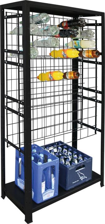 Actual product image Schulte Regalwelt Wine plug-in system basic shelf, 96 bottles incl. shelf (80 x 180 x 35 cm)