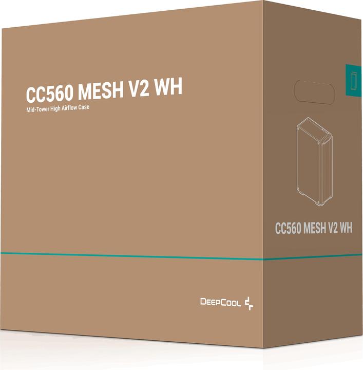 Immagine prodotto Deepcool CC560 MESH v2 wh (ATX, mATX, Mini-ITX)