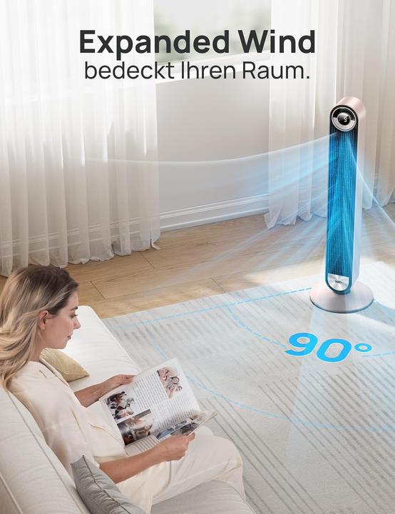 Immagine prodotto Dreo Turmventilator Sternenlicht mit Sprachsteuerung (23 dB)