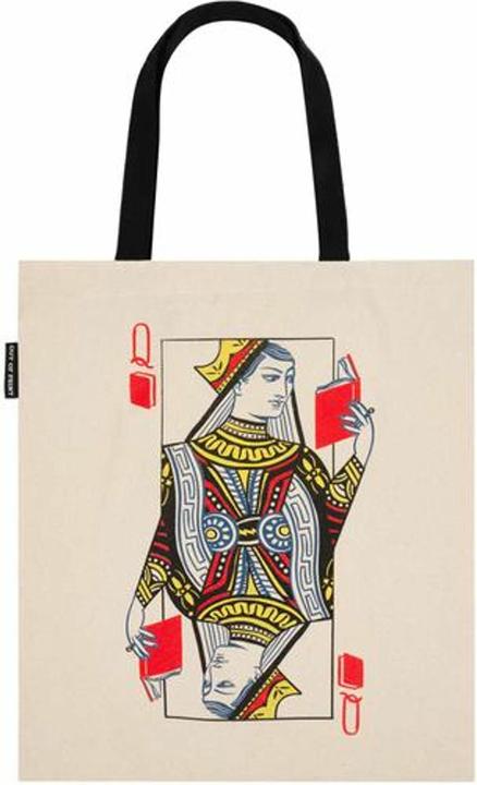 Out of Print Queen of Books Tote Bag