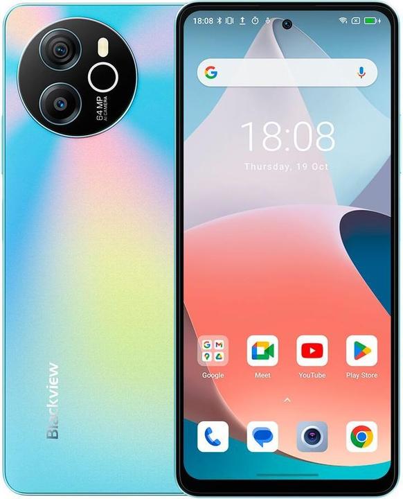 Blackview Shark 9 5G (NFC - 6.67"- 256 GB, 8 GB RAM) Blue (256 GB, Blue, 6.67", Dual SIM, 50 Mpx)