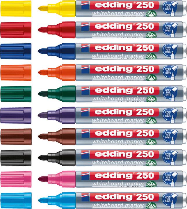 Immagine prodotto Edding 250 (Multicolore, 3 mm, 4 x)
