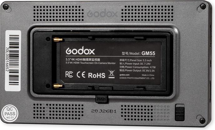 Image du produit Godox Moniteur à écran tactile 5,5 HDMI sur caméra 4K (5.50", Full HD)