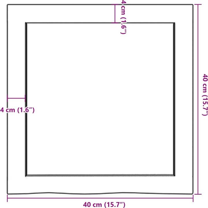 Actual product image VidaXL Emerald (40 x 4 x 40 cm)