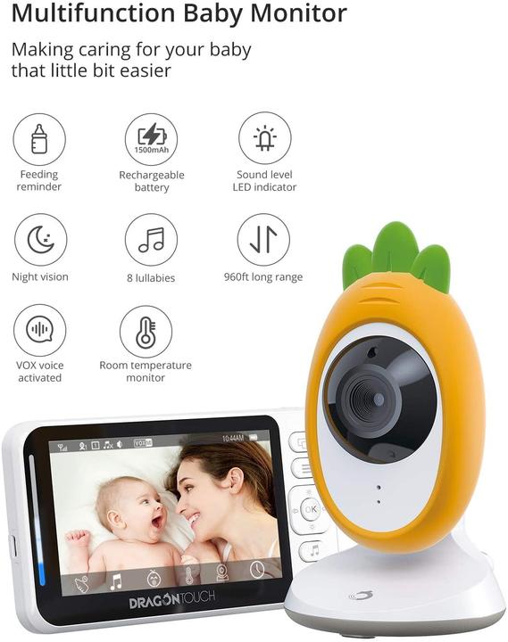 Produktbild Dragon Touch E40 Babyphone mit Kamera