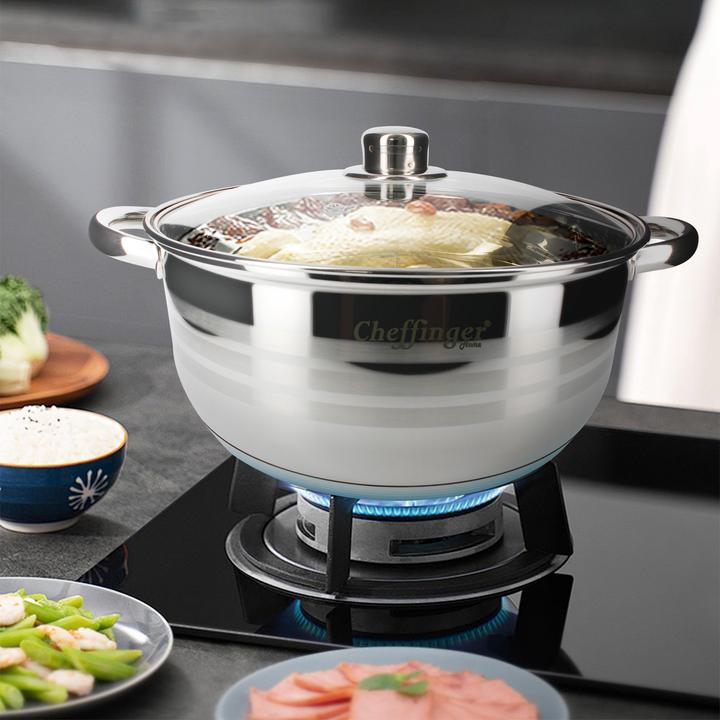 Actual product image JTI Set of 4 saucepans 24 / 26 / 28 / 30 cm