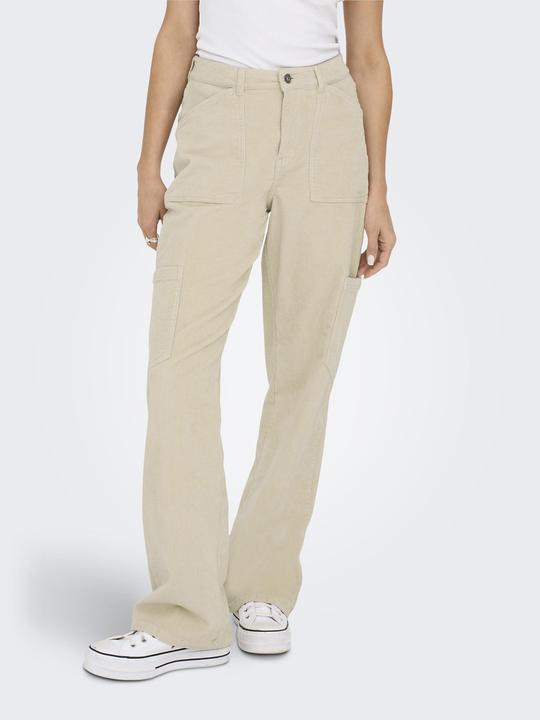 Image du produit Only Coupe droite Pantalon taille haute Pantalon cargo (S)