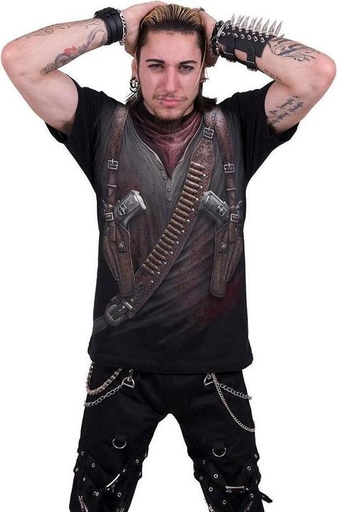Actual product image Spiral Unisex Adult Holster Wrap T-Shirt (S)